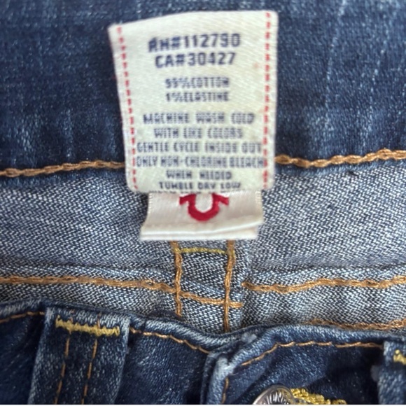 True Religion Blue Flared Bootcut Jeans Y2K Women’s 28 Made in USA - Picture 5 of 7